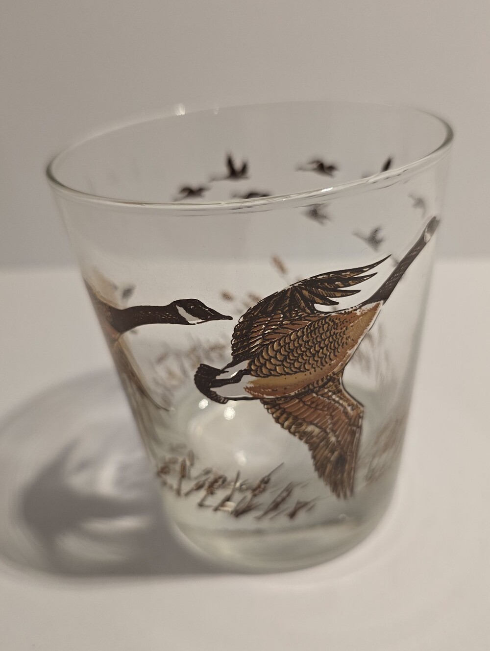 Geese Lowball Glass